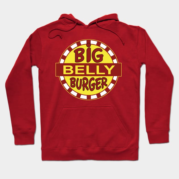 BIG BELLY BURGER (arrow) Hoodie by LuksTEES